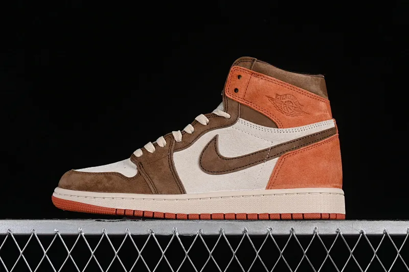 All categories Air Jordan Jordan series basketball shoes Air Jordan 1 High Air Jordan 1 High OG "Dusted Clay" AJ1 Joe 1 Dune cocoa high-top basketball shoes FQ2941-200